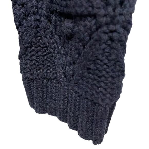 Women's Tommy Hilfiger ‎ Blue Chunky Preppy Fisherman Pullover Sweater Size (M) - Picture 4 of 8